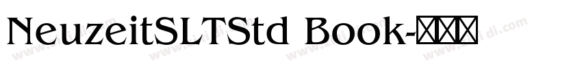 NeuzeitSLTStd Book字体转换